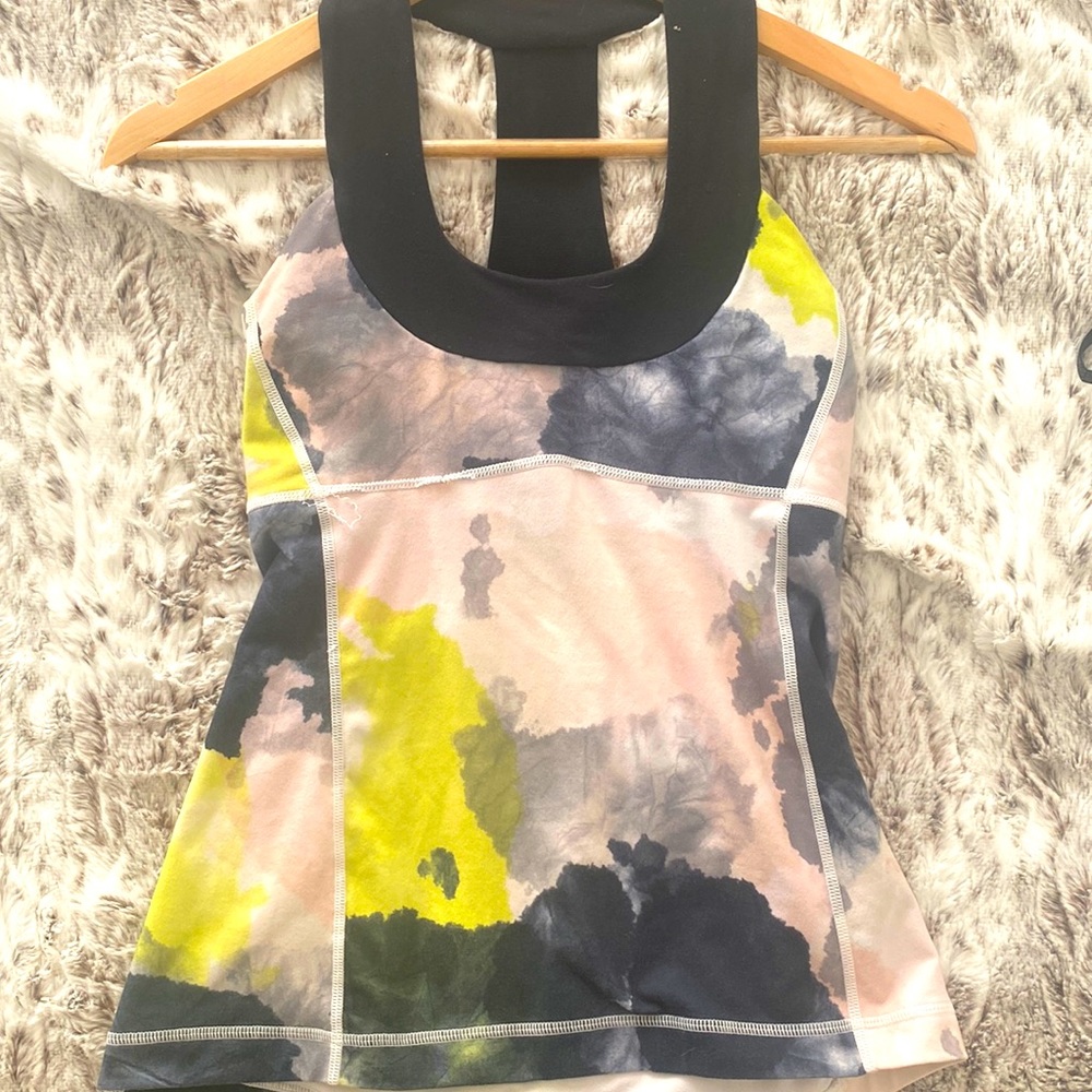 Lululemon Scoop Neck Tank Citron Tinted Canvas 4